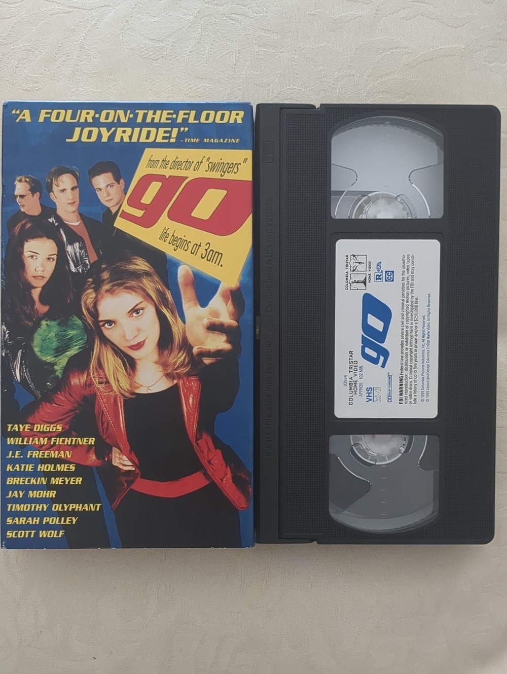 Go (1999) VHS Movie Tape with Box - Preloved